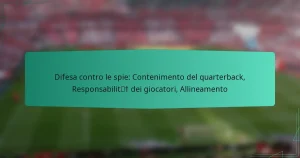 Difesa contro le spie: Contenimento del quarterback, Responsabilità dei giocatori, Allineamento